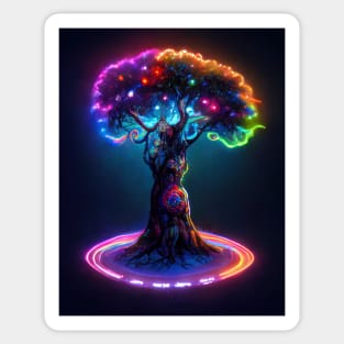 Cosmos Wishing Tree of Life and Dreams Sticker